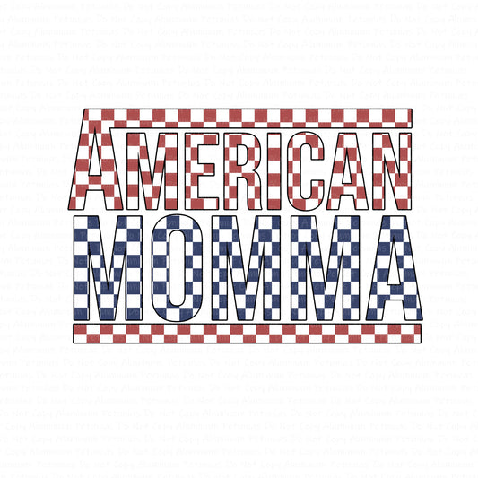 American Momma DTF (Direct to Film) Transfers, 4th of July DTF Transfer Ready to Press