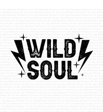 Wild Soul DTF (Direct to Film) Transfers, Western DTF Transfer Ready to Press, 1-3 Day Ship