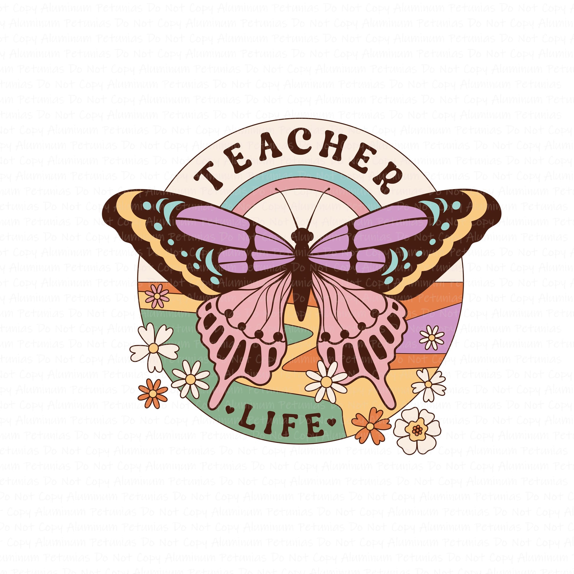 Teacher Life DTF (Direct to Film) Transfers, Teaching DTF Transfer Ready to Press, 1-3 Day Ship