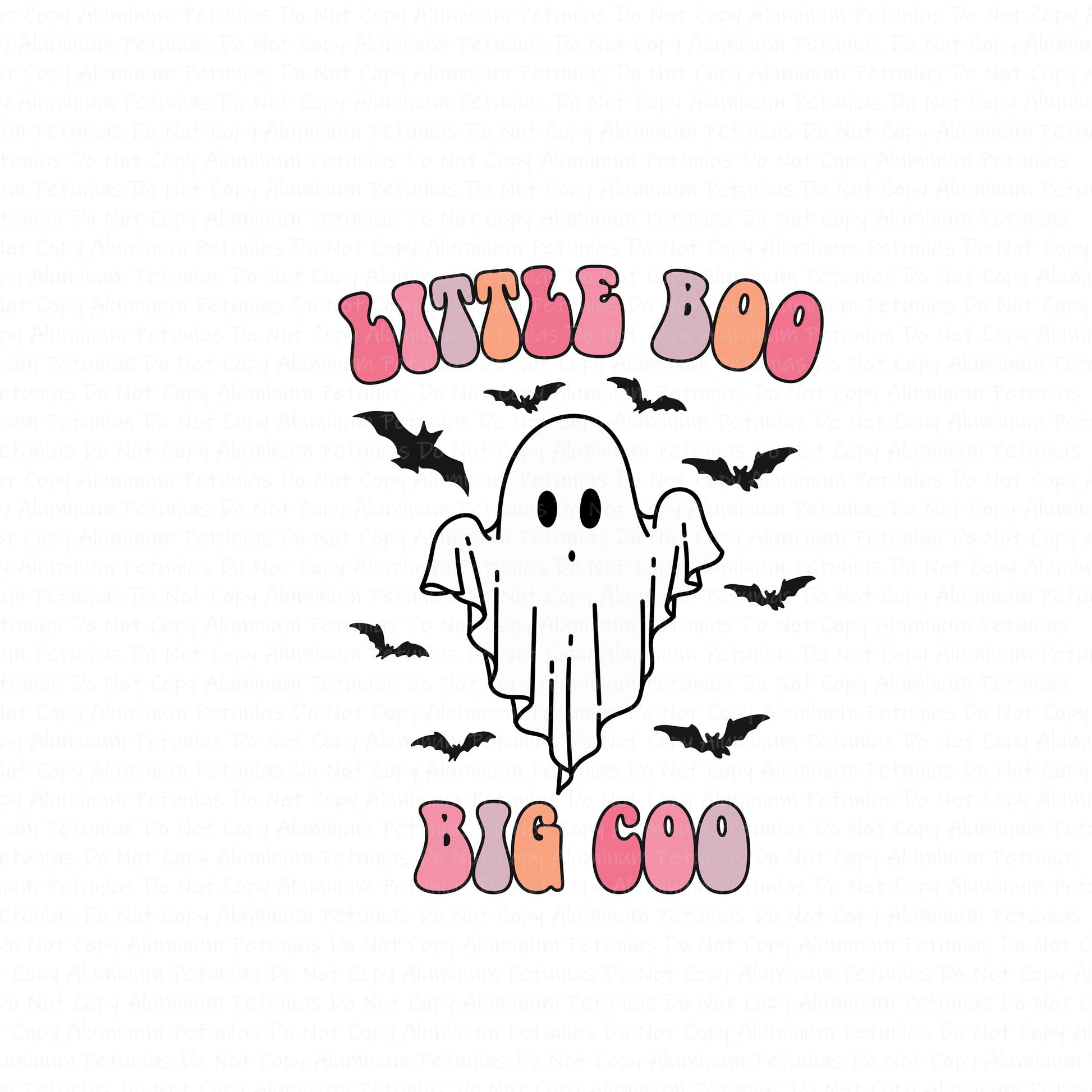 Lil Boo DTF (Direct to Film) Transfers, Halloween DTF Transfer Ready to Press, 1-3 Day Ship