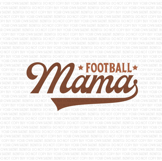 Football Mama DTF (Direct to Film) Transfers, Sports DTF Transfer Ready to Press