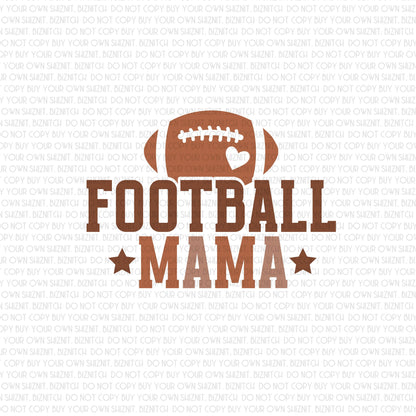 Varsity Football Mama DTF (Direct to Film) Transfers, Sports DTF Transfer Ready to Press