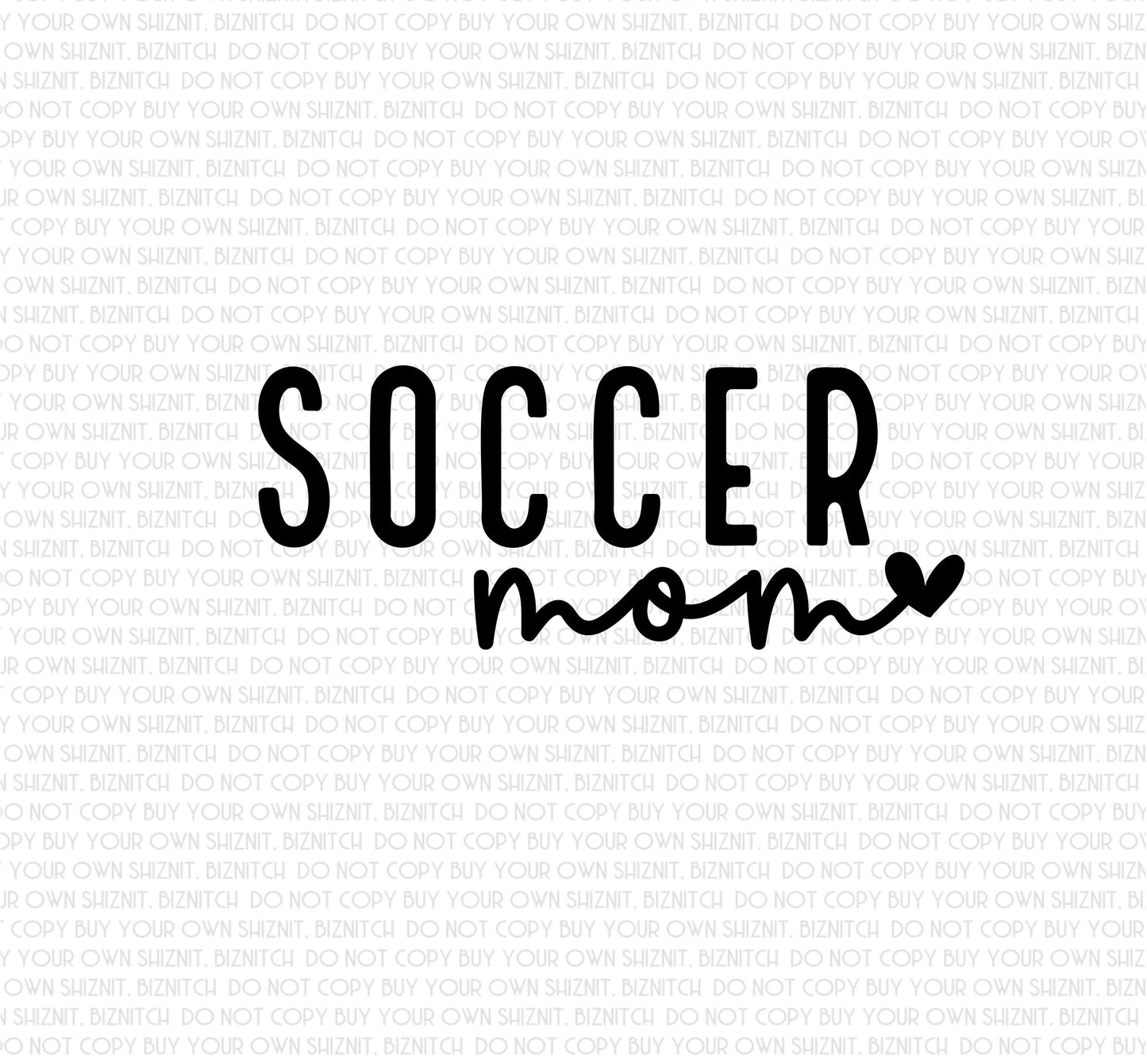 Soccer Mom DTF (Direct to Film) Transfers, Sports DTF Transfer Ready to Press