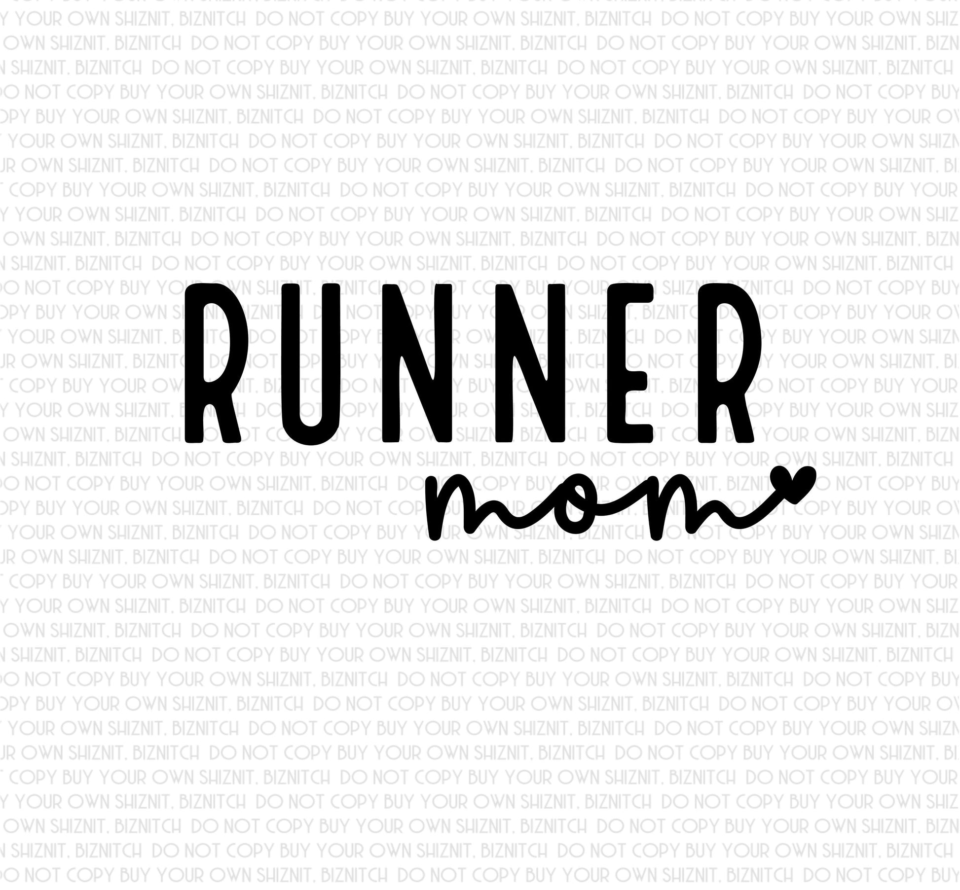 Runner Mom DTF (Direct to Film) Transfers, Sports DTF Transfer Ready to Press