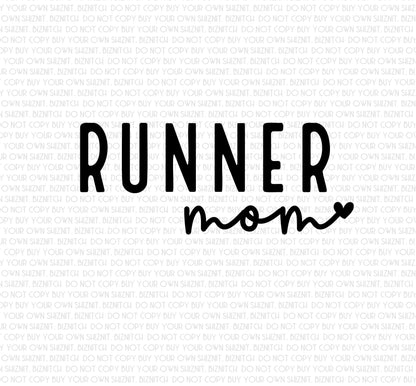 Runner Mom DTF (Direct to Film) Transfers, Sports DTF Transfer Ready to Press