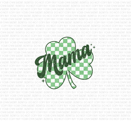 Mama DTF (Direct to Film) Transfers, St. Patrick's Day DTF Transfer Ready to Press, 1-3 Day Ship