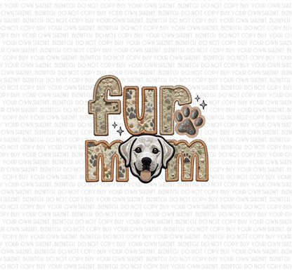 White Lab Embroidered Dog Breed DTF (Direct to Film) Transfers, Approved Vendor for Three Girls Grace