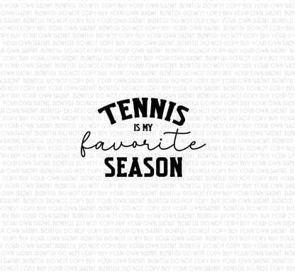 Tennis Season DTF (Direct to Film) Transfers, Sports DTF Transfer Ready to Press