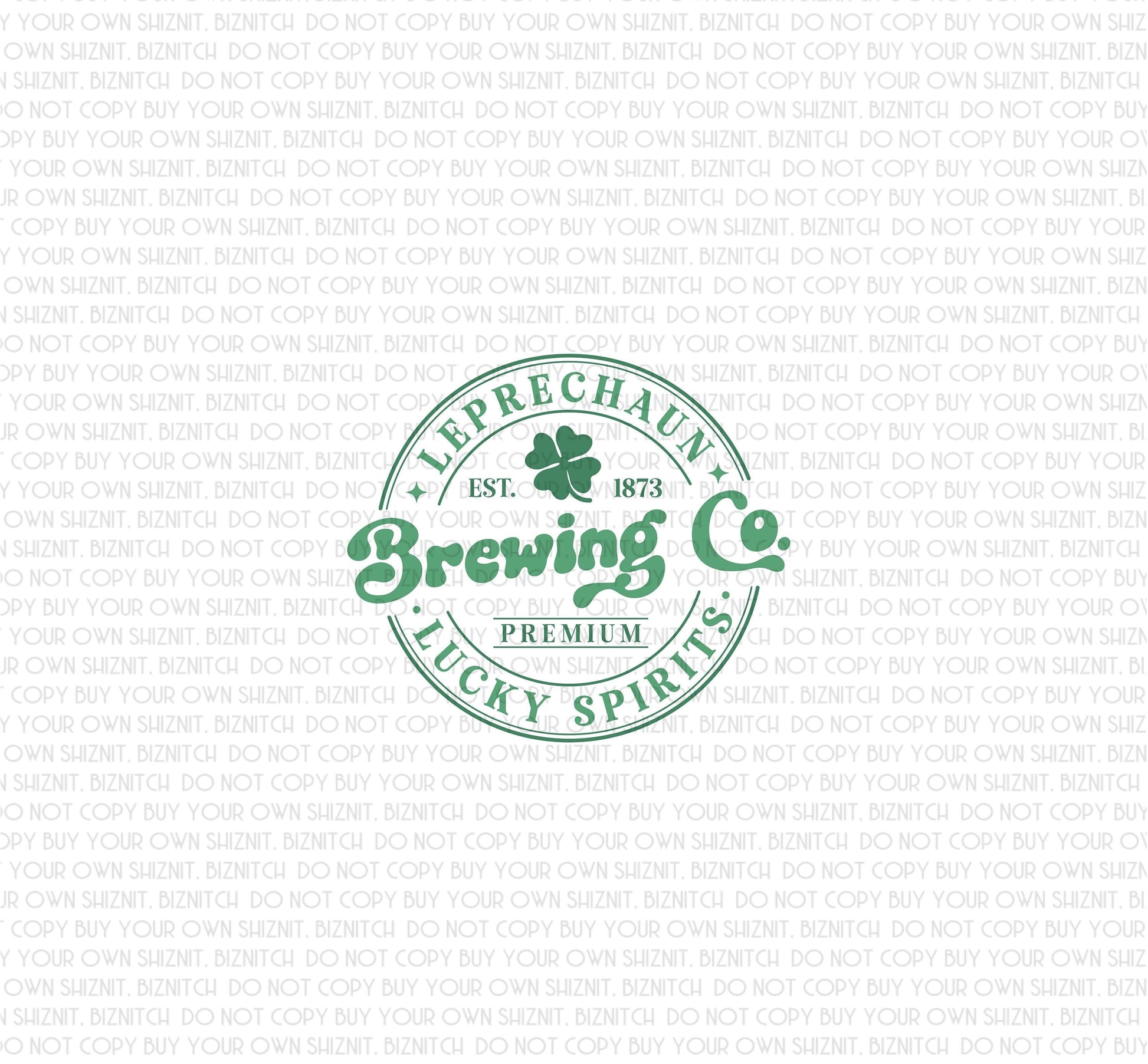 St. Patrick's Brewing Co. DTF (Direct to Film) Transfers, St. Patrick's Day DTF Transfer Ready to Press