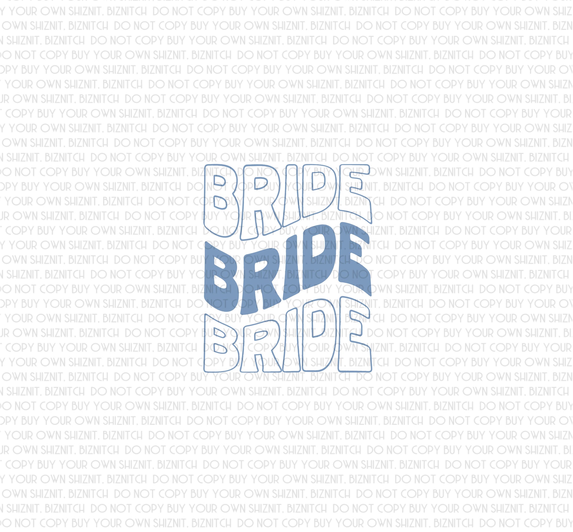 Bride Retro DTF (Direct to Film) Transfers, Wedding DTF Transfer Ready to Press, 1-3 Day Ship