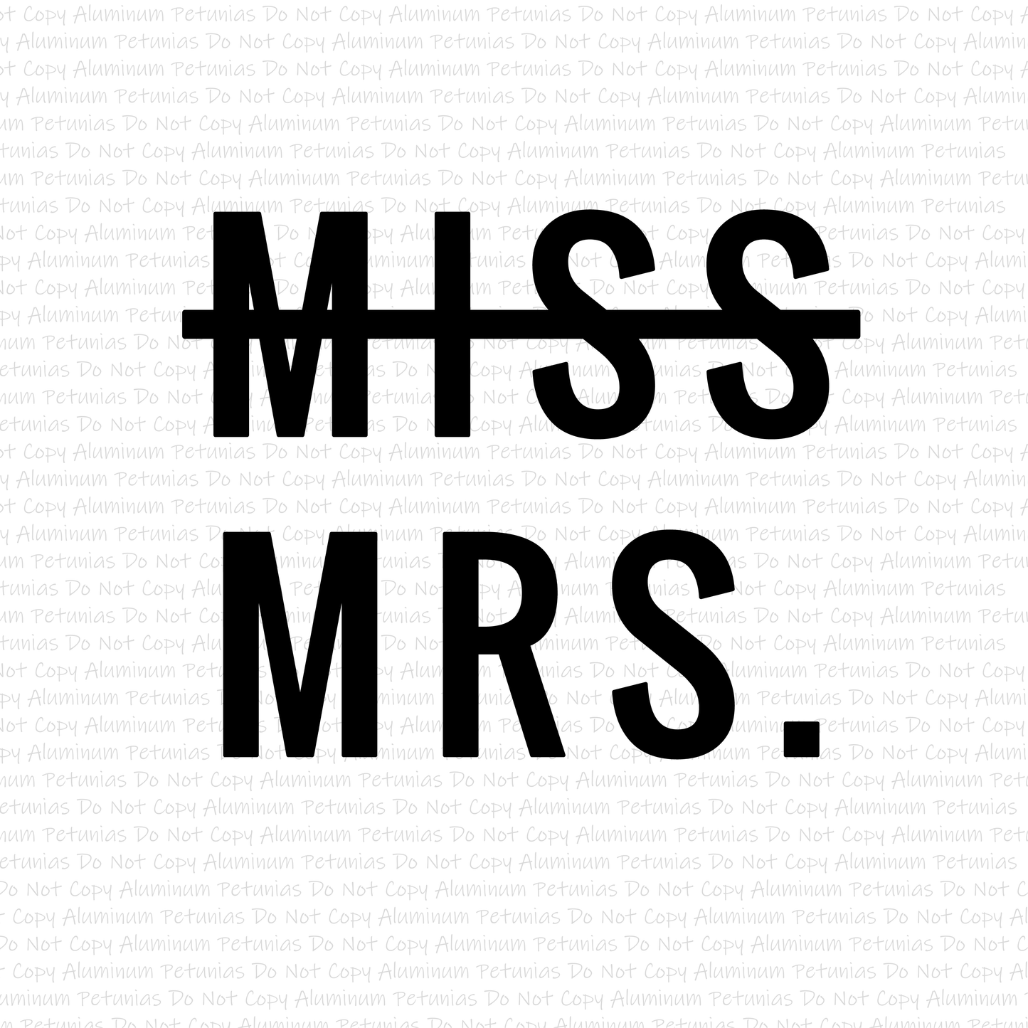 Miss To Mrs