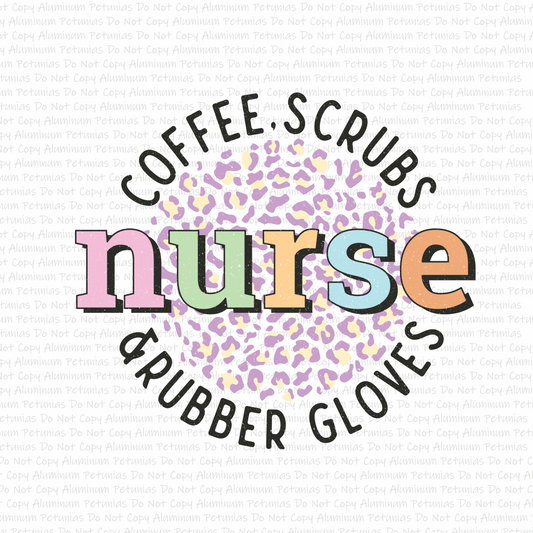 Coffee Scrubs Rubber Gloves