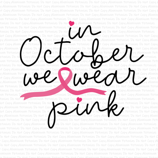 In October We Wear Pink